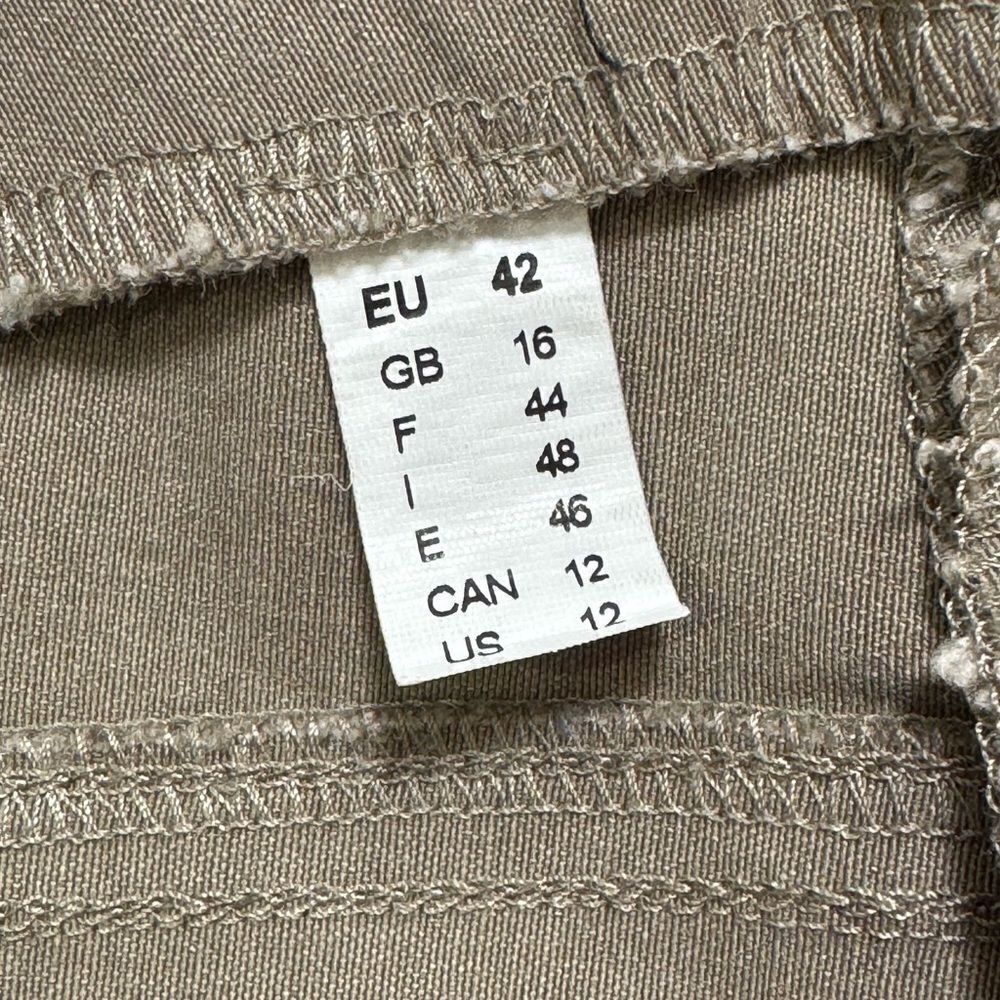 ROBELL BELLA 09 CROP CUFF TROUSER. TAUPE - Picture 10 of 10
